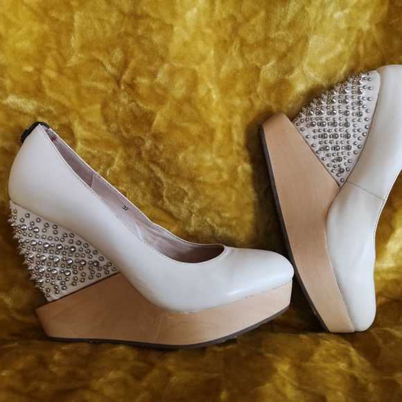 RUDSAK Studded Heel Wedges Size EU37 US 6 1/2 - Picture 9 of 12